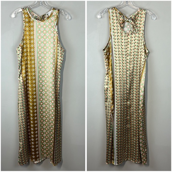 House of Harlow 1960 Geometric Print Midi Dress Size M - Picture 2 of 16